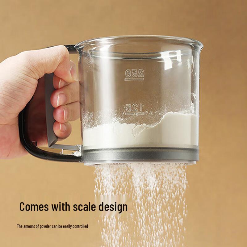 QUANGE Handheld Semi-Automatic Flour Sifter
