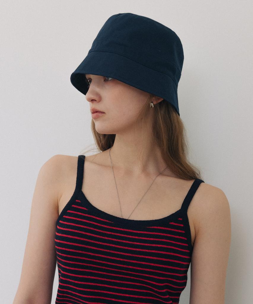 Tudument Cotton Bucket Hat Navy