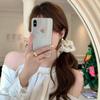 1pc French Style Simple and Sweet Lace Lace with Heart-shaped Polka Dots, Large Intestine Headband, Elegant Temperament