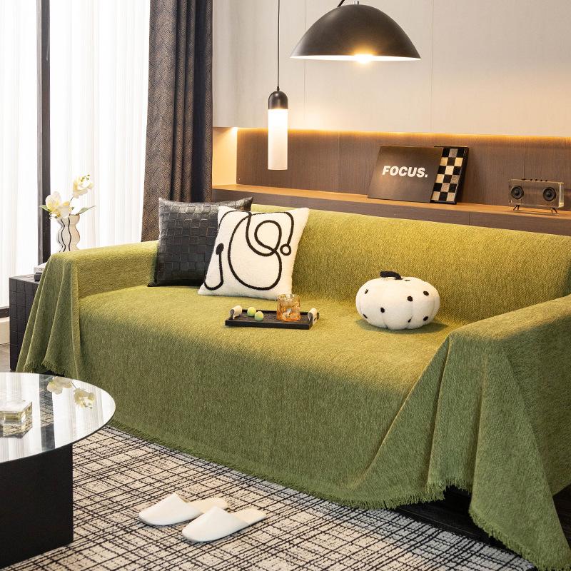 

Простой однотонный диванный полотенце, цельный чехол для дивана, всесезонный универсальный противоскользящий пыленепроницаемый коврик для стула, домашний декор 180x130