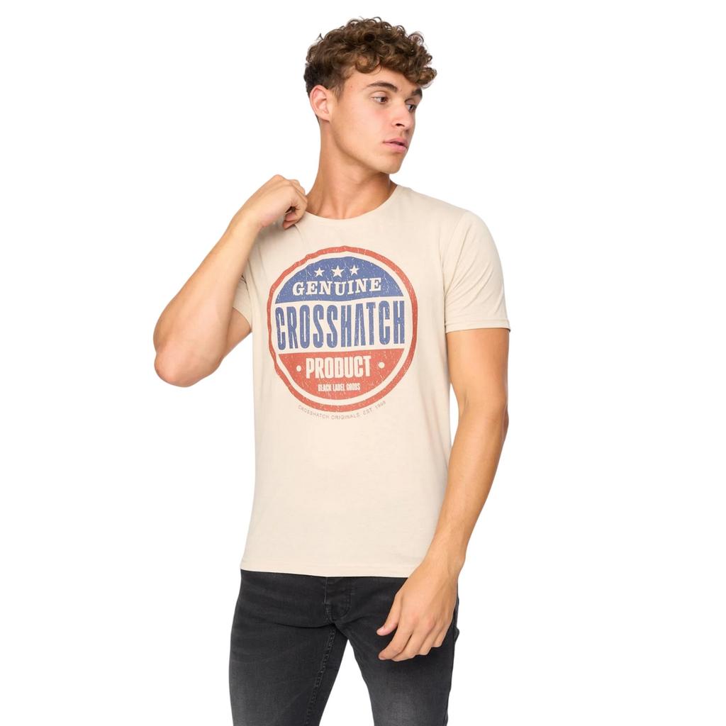 Crosshatch Mens Motohub T-Shirt (Pack of 5)