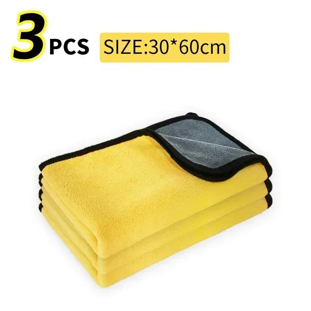 1/10Pcs Microfiber Cleaning Towel Car Cleaning Cloths Professional Detailing Car Drying Microfiber Towel Wash Towel Accessories
