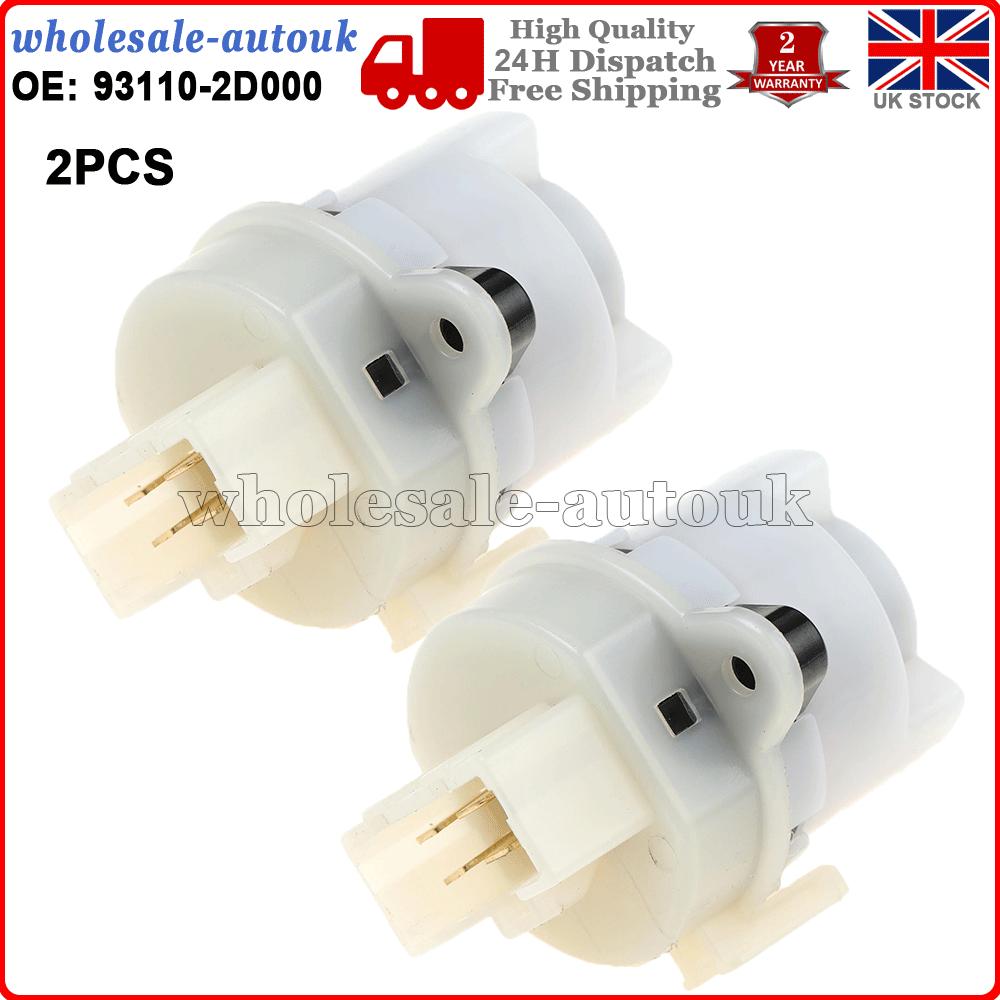 2PCS Ignition Lock Barrel Contact Switch For Hyundai Getz 02-11 Steering Column