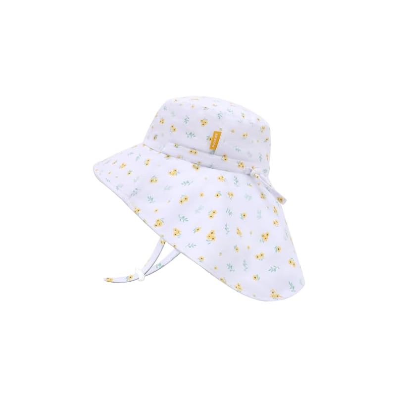 [Duoyeree] Baby Hat, Nursery, Infant Cap, Kids' Sun Visor with UPF 50+ UV Protection and Sunshade, Cute Kids' Hat