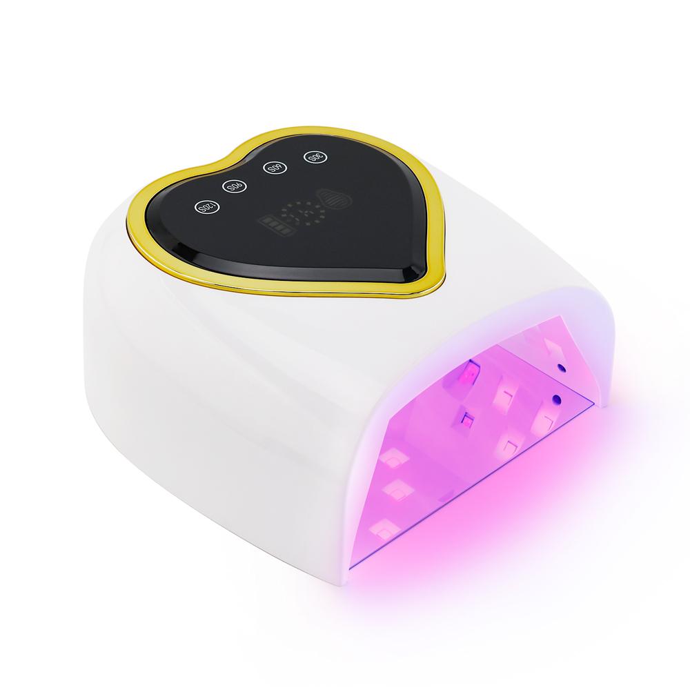 

BEPAN 98W Cordless UV LED Nail Lamp Rechargeable Battery For Curing Gel Polish Manicure Lamp 98 Powerful Pro Nail Dryer US
