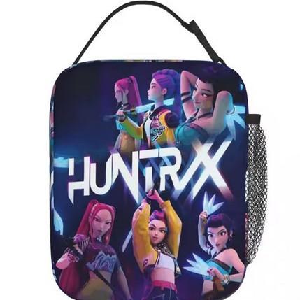 Temporada Escolar Animación de Dibujos Animados Bolsa de Almuerzo Niños Estampado Completo Bolsa Térmica Digital 3D Bolsa Portátil para Picnic al Aire Libre