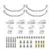 Metal Steel Leaf Spring Suspension Kit for WPL B1 B14 B-14 B16 B24 B-24 C14 C-14 C24 C-24 B16 6x6 4x4 1/16 Military Truck Parts