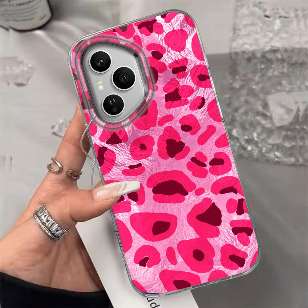 Retro Gradient lila Leopard Handyhülle für Honor 400 200 90 Smart Pro Magic7 6 5 70 Lite X9a X9c X9b X8b X8a X8c X7c X6c Hülle