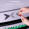For Xpeng P7+ Xiaopeng P7+ Car Emblem Blackening Modification Front Head Emblem Decal Glossy Black Rear Emblem