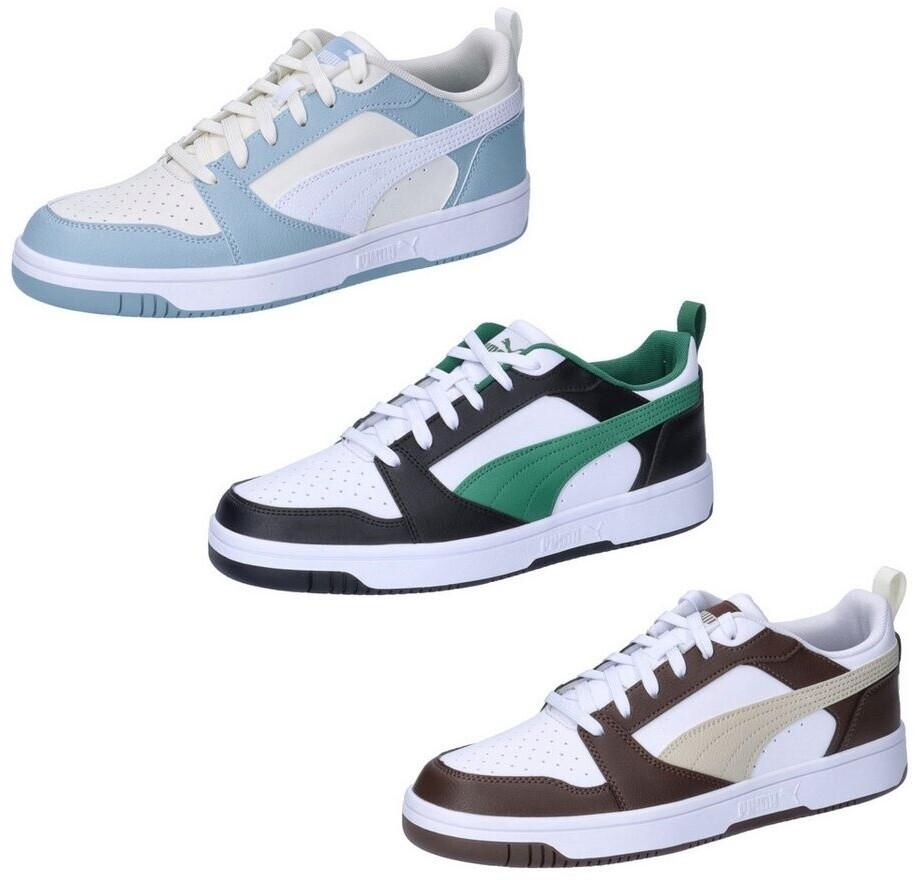 Кроссовки Puma Rebound V6 Low белый/темный мирт/теплый белый