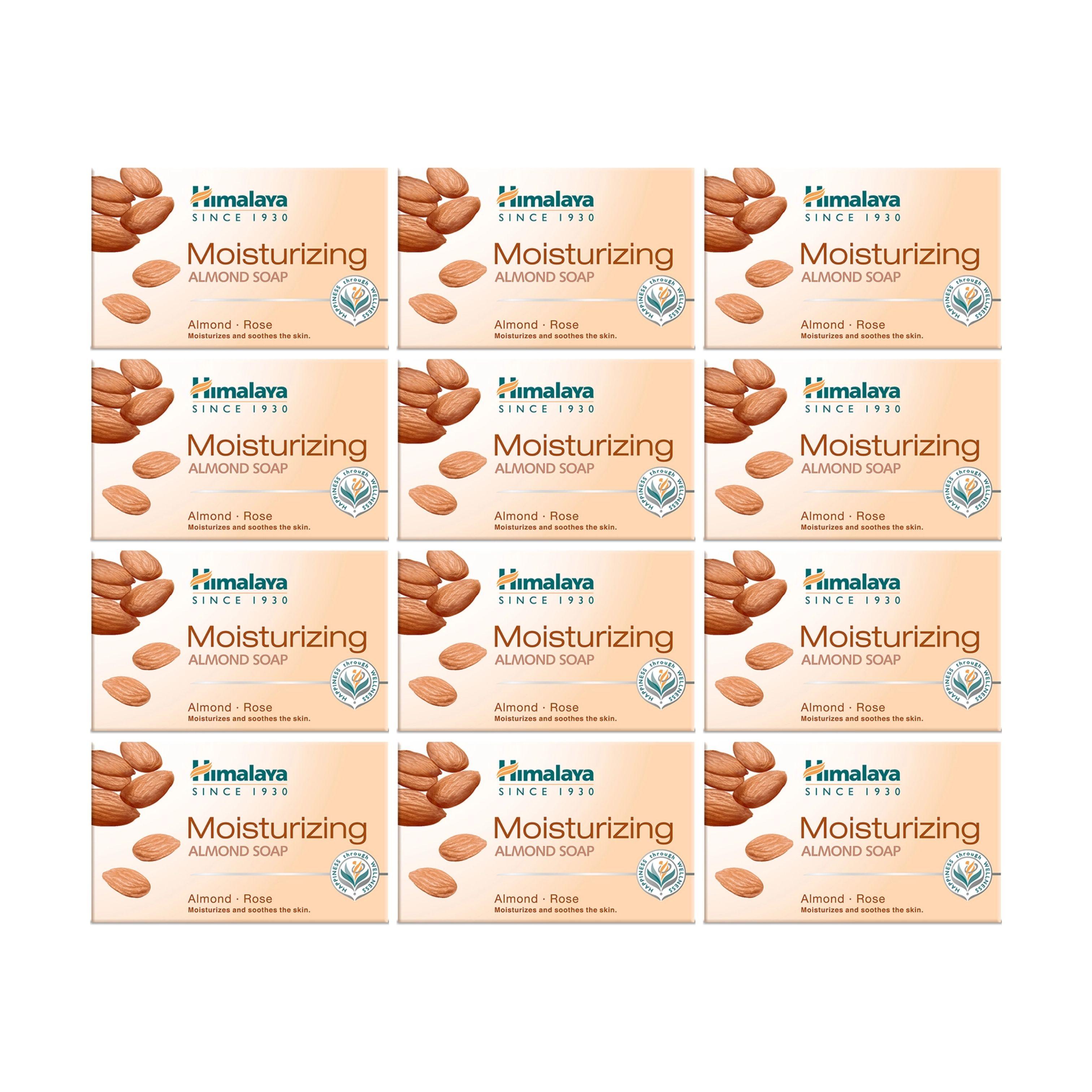 Himalaya Bar Soap 75g X 12ct ALMOND SOAP