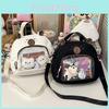 Cartoon Transparent Capybara Shoulder Bag Backpack Adjustable Strap Shoulder