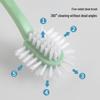Five-Sided Soft Bristle Shoe Brush with Long Handle for Gentle, All-Around Cleaning
