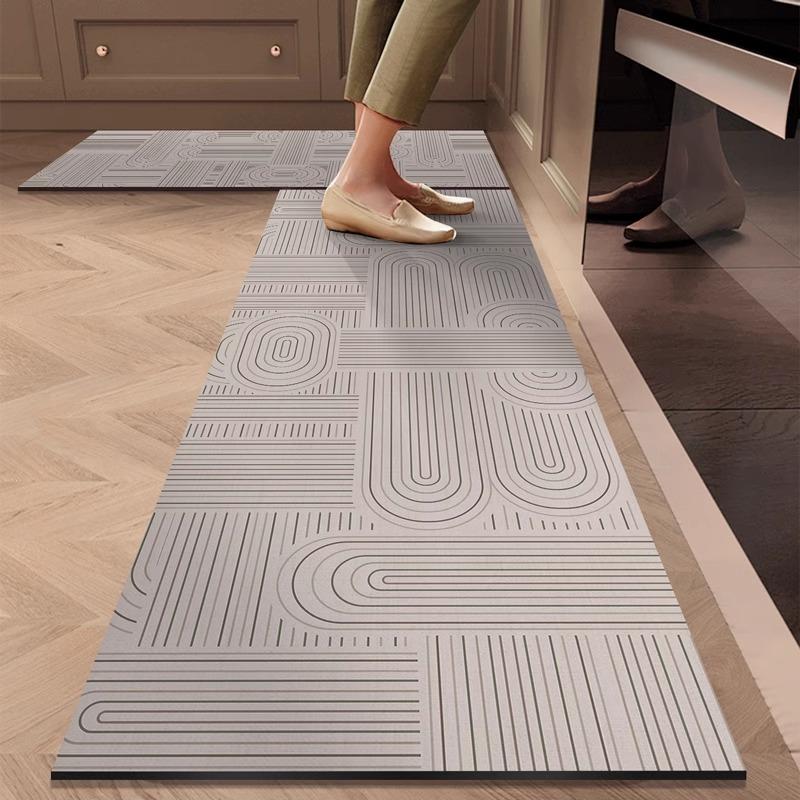 German Kitchen Floor Mat, Oil Resistant, Waterproof, Anti Slip, Quick Drying, Dirt Resistant, Diatomaceous Earth Absorbent Pad