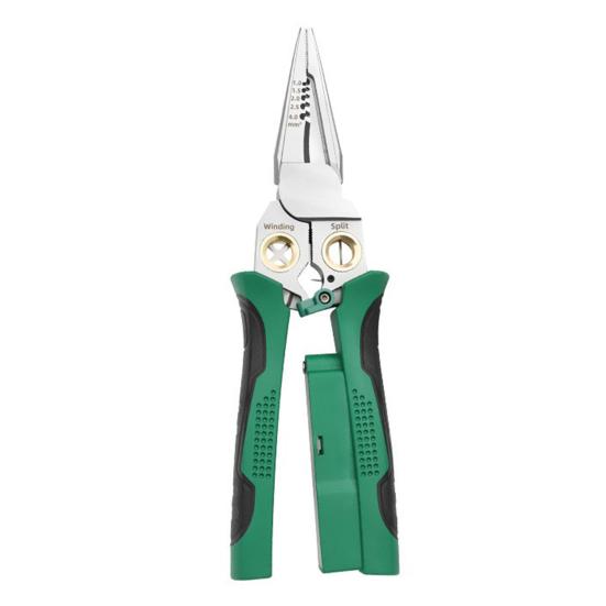 8-in-1 Wire Stripper with Voltage Tester Ergonomic Handle Compact Portable Multi-function Electric