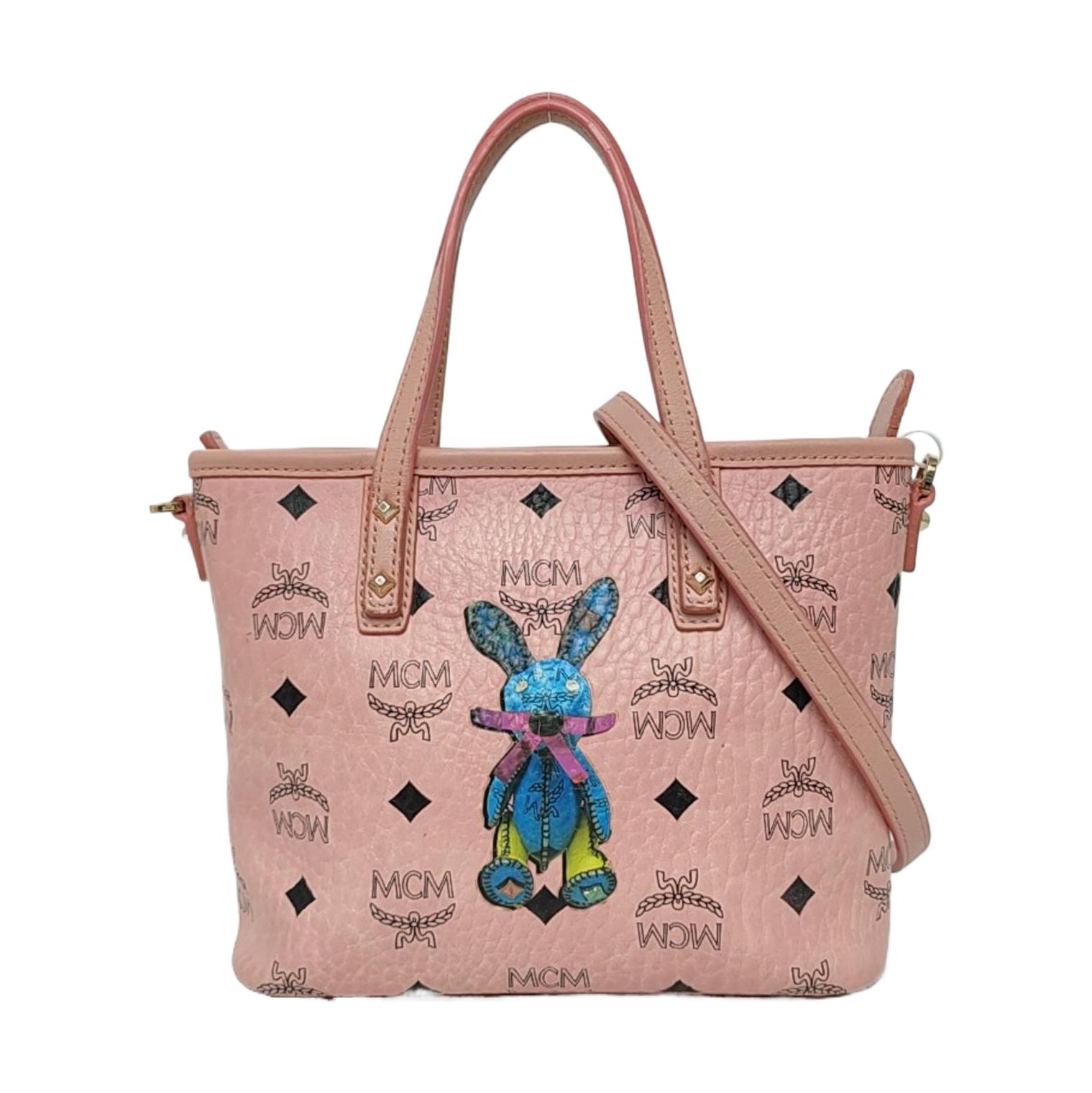 [Pre-Owned] Anya Mini Pink Coated Canvas