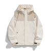 Men's Contrasting Color Handsome Hooded Jacket Jacket for Spring and Autumn New Style Outdoor Travel Suit