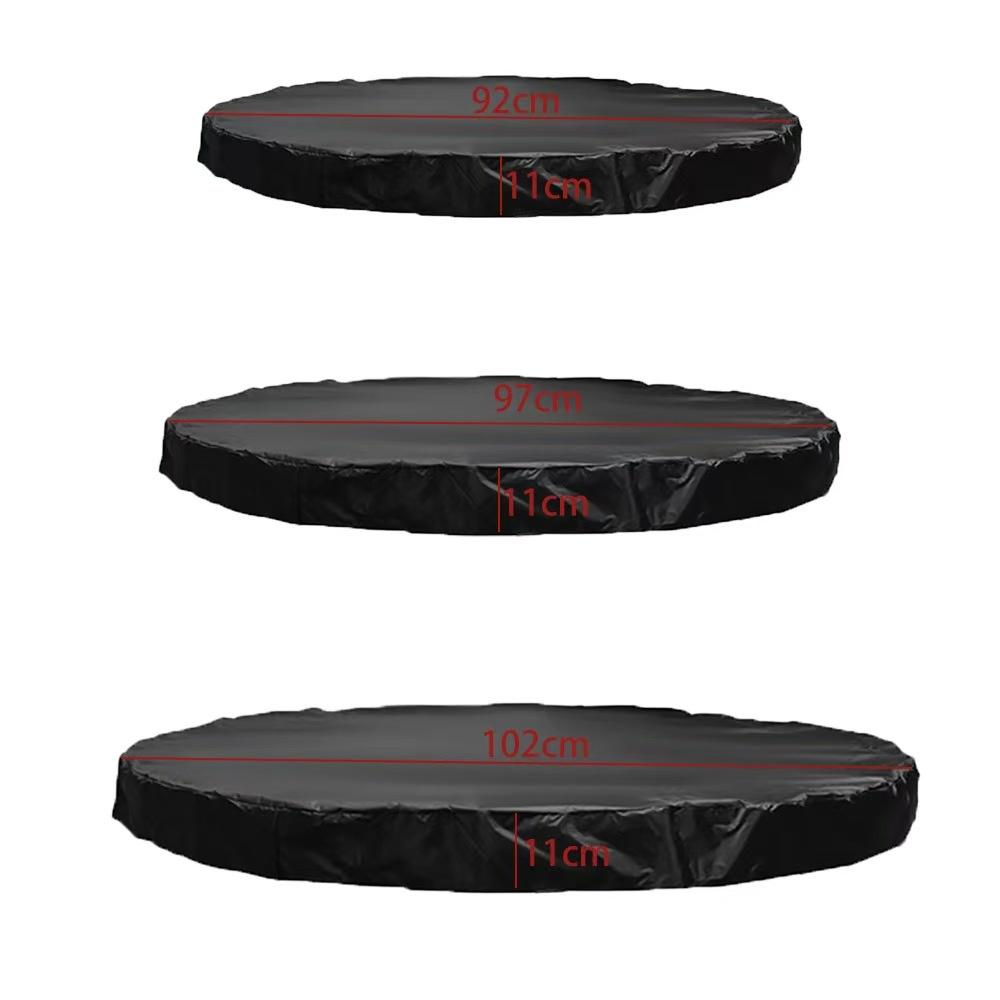 Housse de protection pour trampoline, imperméable et résistante aux UV, avec cordon de serrage pour prévenir le vieillissement et les dommages du trampoline