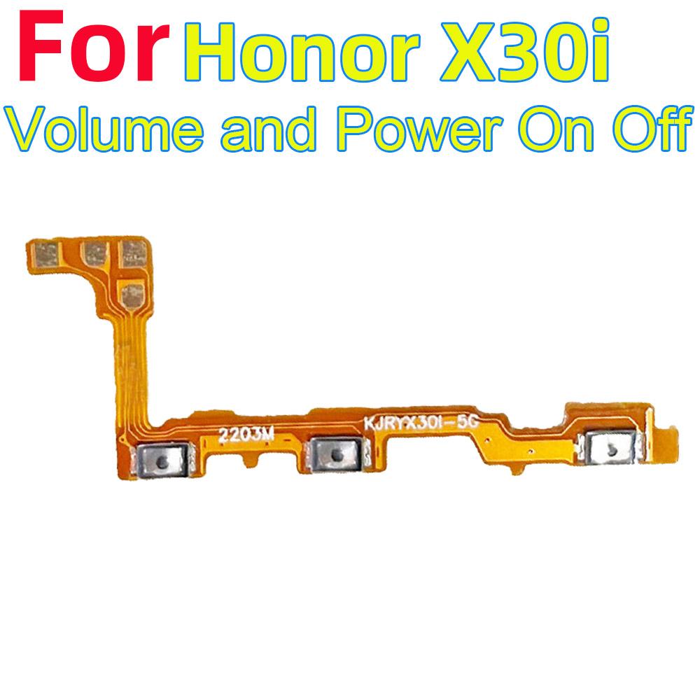 Кнопка включения/выключения, кнопка отключения звука, кнопка регулировки громкости, шлейф для Huawei Honor X30i / Play 6T Pro, включение/выключение, громкость Power Volume