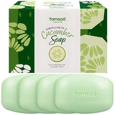 Exploration Cucumber Soap, 90g, 4 Pieces