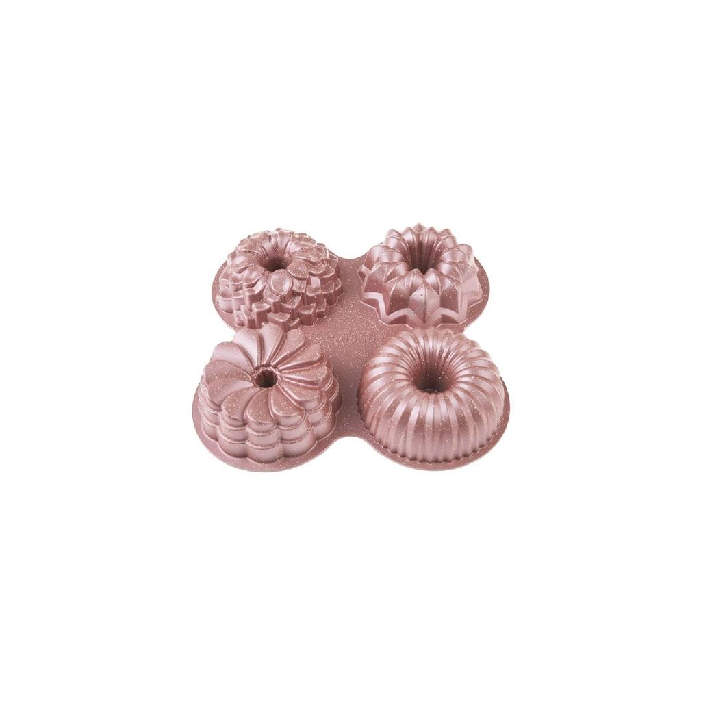 Griss Four In One 4-piece Gray Cake Mold