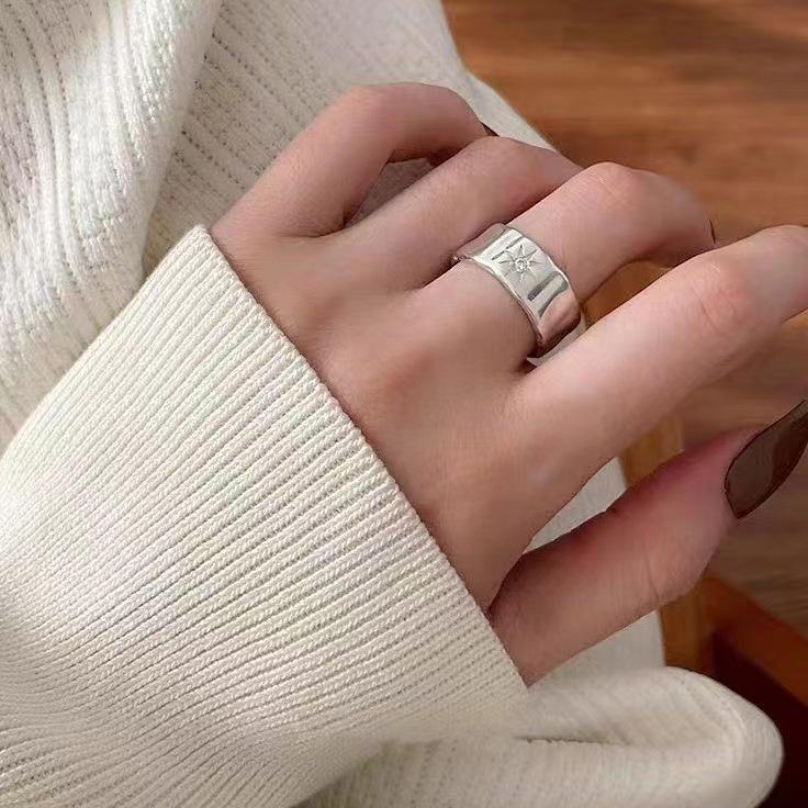 2023 Irregular Star Zircon Ring: Stylish, Personalized, Versatile Accessory for Men, Women, and Couples