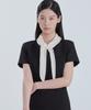 Mausolleum Belted Round Neck Long Suit Dress - Black