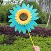 Winds Spinners for Lawns Patio Colorful Sunflower Pinwheel Toy Windmill Bulk 6pcs Party School Event Garden Lawns Pinwheels