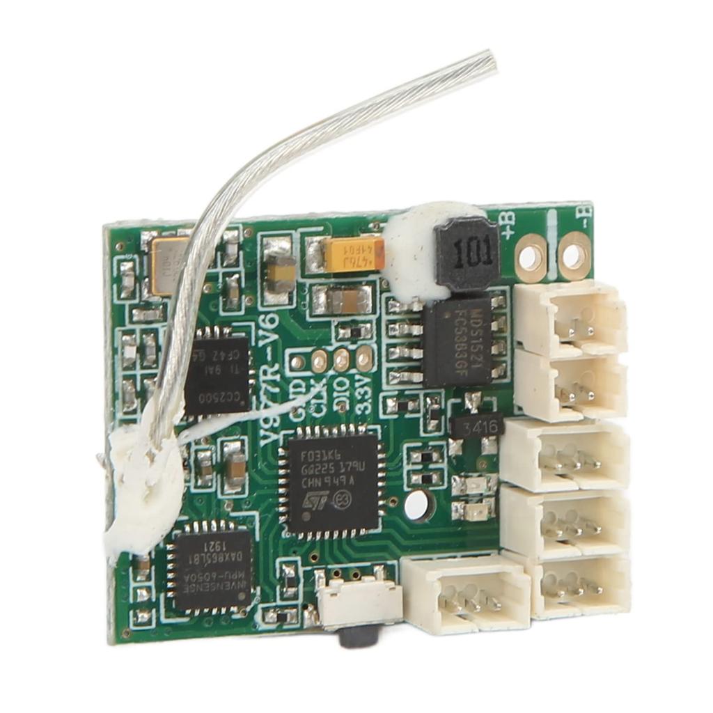 RC Airplane Receiver Board for XK K110 Remote Control Models, K110.004 Receiver Main Board Replacement Part, 3-7V Compatible