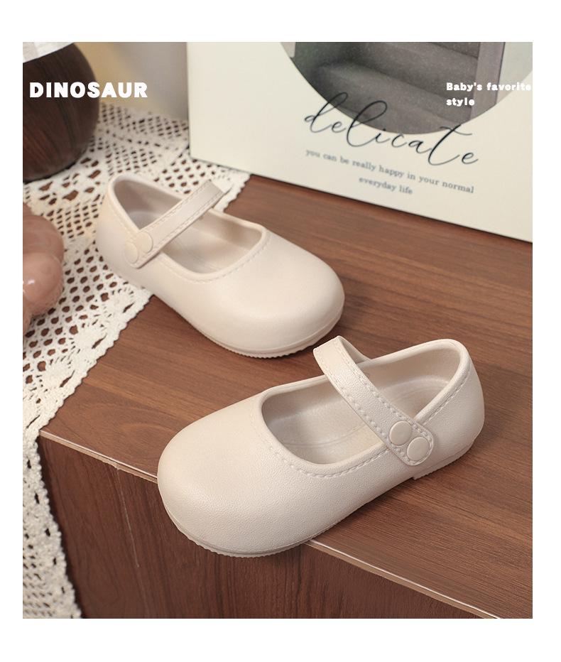 Girls' EVA Princess Shoes: Cute, All-Season School Style Moccasins with Soft Soles for Toddlers