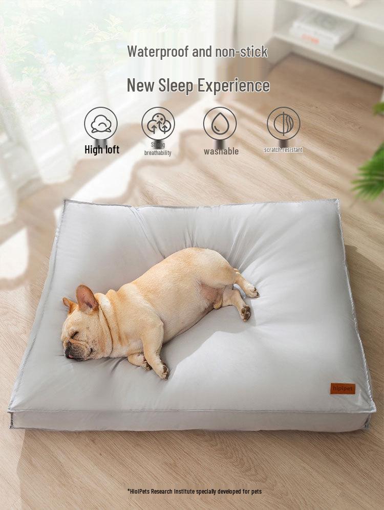 Waterproof, Washable, Non-Stick Pet Bed: Removable Mat for Small & Medium Dogs, Cats - All Seasons, Cross-Border Design