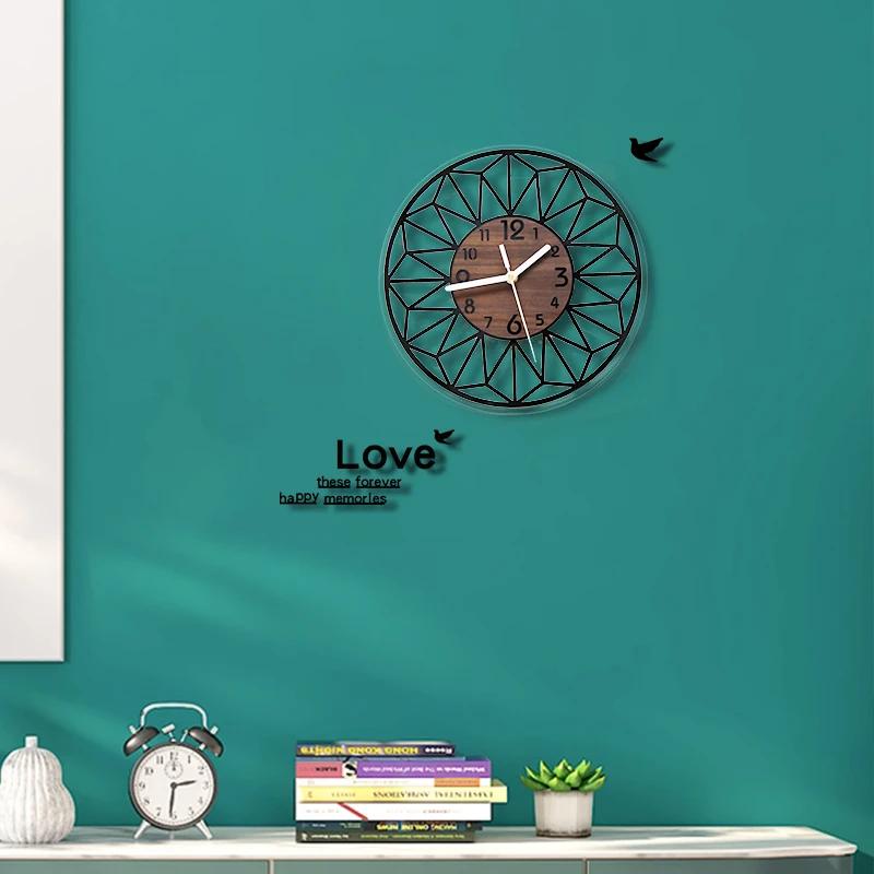 Creative Wall clock, silent wall clock, simple living room decoration watch, fashionable Nordic style