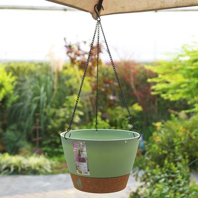 Hanging Flowerpot Self Absorbing Water Thicken Plastic Hanging Basket Outdoor Plant Planter Planting Pot Automatic Drainage Pot