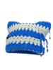 Neutral Hand Crocheted Knitted Pullover Hat with Detachable Metal Pin Tassel Y2K Street Fashion Hip Hop Hollowed Punk Style