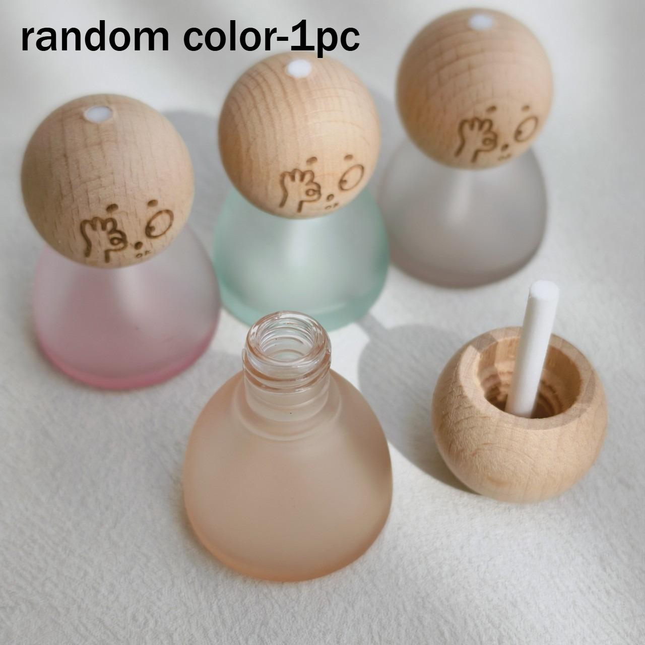 

Perfume Essential Oil Glass Diffuser, Separate Bottle, Wooden Cover, For Home, Office and Decoration and Fragrance Diffusion