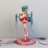 19CM Anime Fairy Tale Wonderland Hatsune Miku Rapunzel Cute Twin Tails Dress Up Model Toy Gift Collection Action Figure