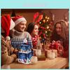 Christmas Santa Double Layer Cardboard Money Box With Surprise Gift For Holiday Celebrations