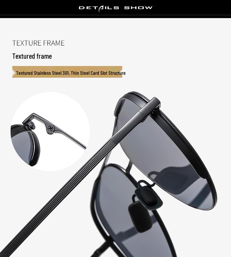 2024 Prescription-Compatible Nylon Polarized Sunglasses for Outdoor Driving and Fishing 2271.