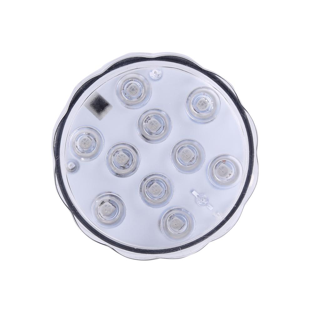 10 LED Colorful RGB Remote Controll Waterproof Aquarium Lights Decor Lamp