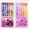 6/12/24 Colors Soft Brush Tip Marker Pens, Flexible Artist Markers for Journaling, Hand Lettering, Calligraphy & Drawing