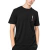 HUGO BOSS T-Shirts Men's Black Crew Neck Moderate Straight Fit 50473065-001