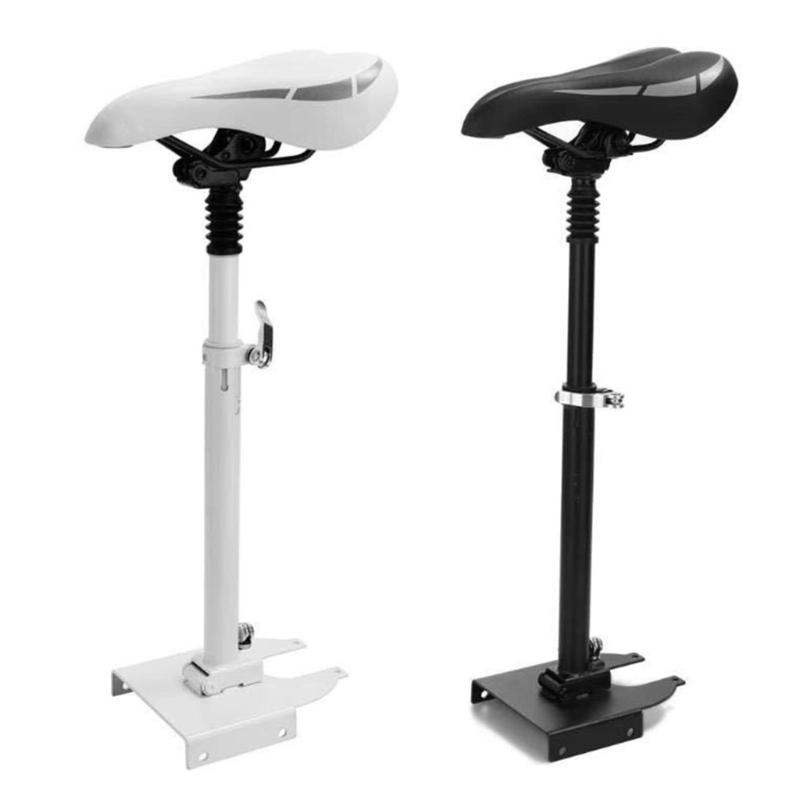 Quick Installation Shock Absorption Spring Cushioned Suspension Scooter Seat For M365 With High Durability Leather Pad