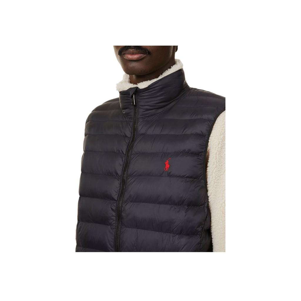 Polo Ralph Lauren Logo Small Pony Embroidered Stand Collar Sleeveless Vest Men vest Black 710949962-002