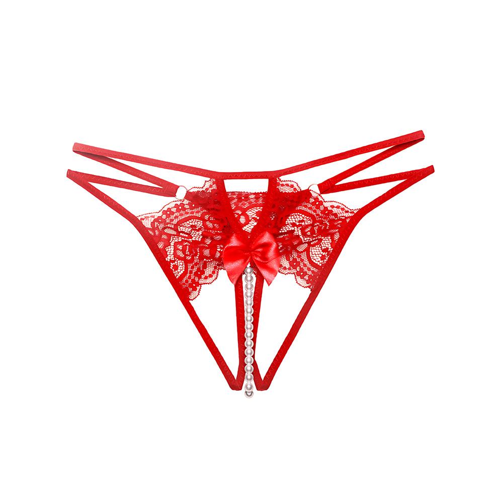 Verführerischer Leyin Open-Crotch Spitzen-String: Mühelose Anziehungskraft mit abnehmbarem Komfort
