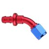 AN6 Straight Push On   Lock Oil Gas Fuel Line Hose End Male Fitting