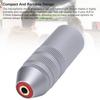 2PCS Microphone Mixer Adapter 4 Pin XLR to 3.5mm Female Balanced Stereo Jack Plug Cable Adapter