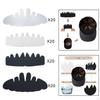 20 Baseball Cap Inserts Made of Felt with Sweat-Resistant Lining, Soft Brim Support And Breathable