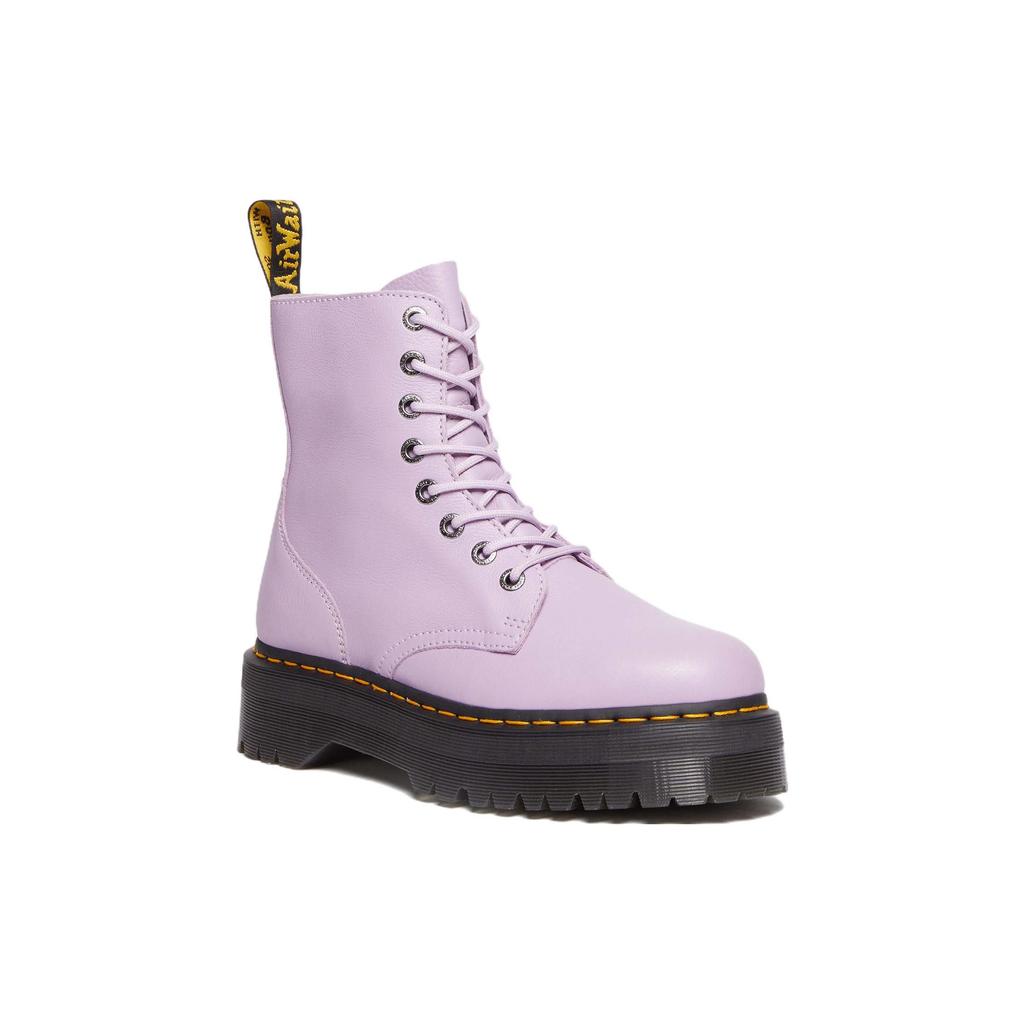 Dr.. Martens Jadon Series Piele Talpă Groasă 8 Găuri Șireturi Botine Scurte Unisex Violet 26378308