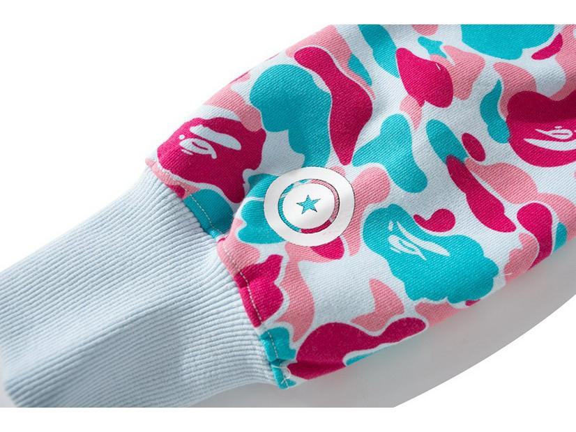 Men's Multi-color Camouflage Zipper Hoodie - Trendy Brand Plus Velvet Cardigan Shark Jacket