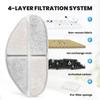 Pet water dispenser filter cotton cat water dispenser filter cartridge replacement coconut shell activated carbon filter pet dog